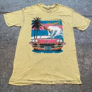 Vintage California Dreamin Surf Tee Shirt XL Speed Limit Seventy Thin USA 90s